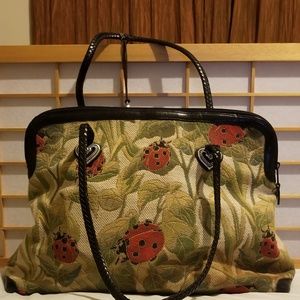 Vintage BRIGHTON Tapestry Carpet Bag/Travel Bag
